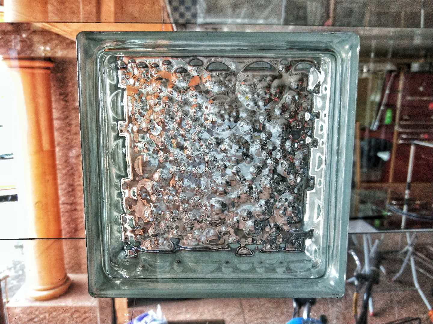bubble glass block